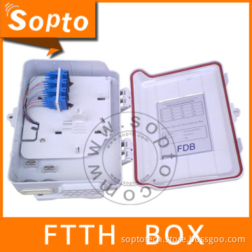 16 Sc Type Ports FTTH Outdoor Splitter Distribution Plastic Box
